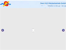Tablet Screenshot of meister-nanz.de